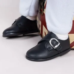 Early Days First Walkers|First Walkers*Boys Black First-Walker Shoes