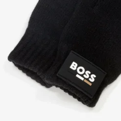 BOSS Gloves & Mittens*Boys Black Knitted Gloves