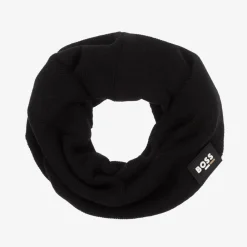 BOSS Scarves*Boys Black Knitted Snood