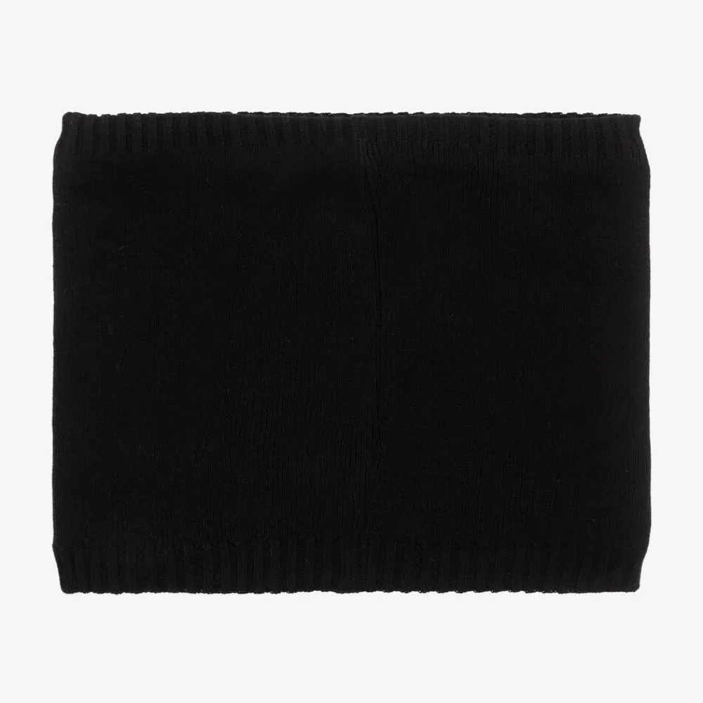 BOSS Scarves*Boys Black Knitted Snood