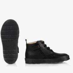 Falcotto by Naturino Boots|Boots*Boys Black Leather Ankle Boots