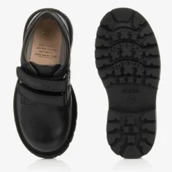 Geox School Shoes*Boys Black Leather Shoes
