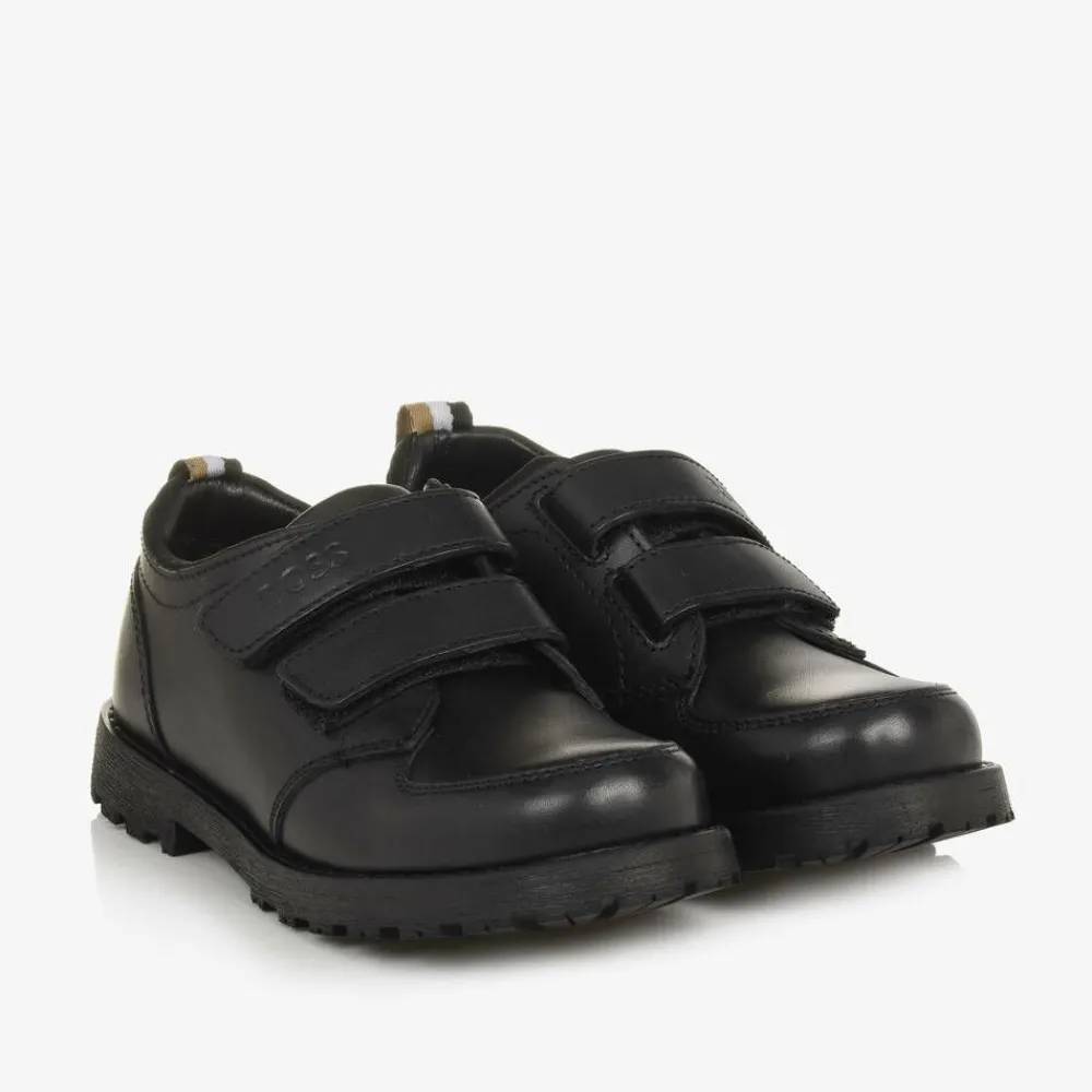 BOSS School Shoes|Brogues*Boys Black Leather Shoes