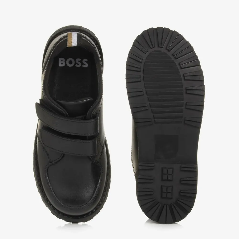 BOSS School Shoes|Brogues*Boys Black Leather Shoes