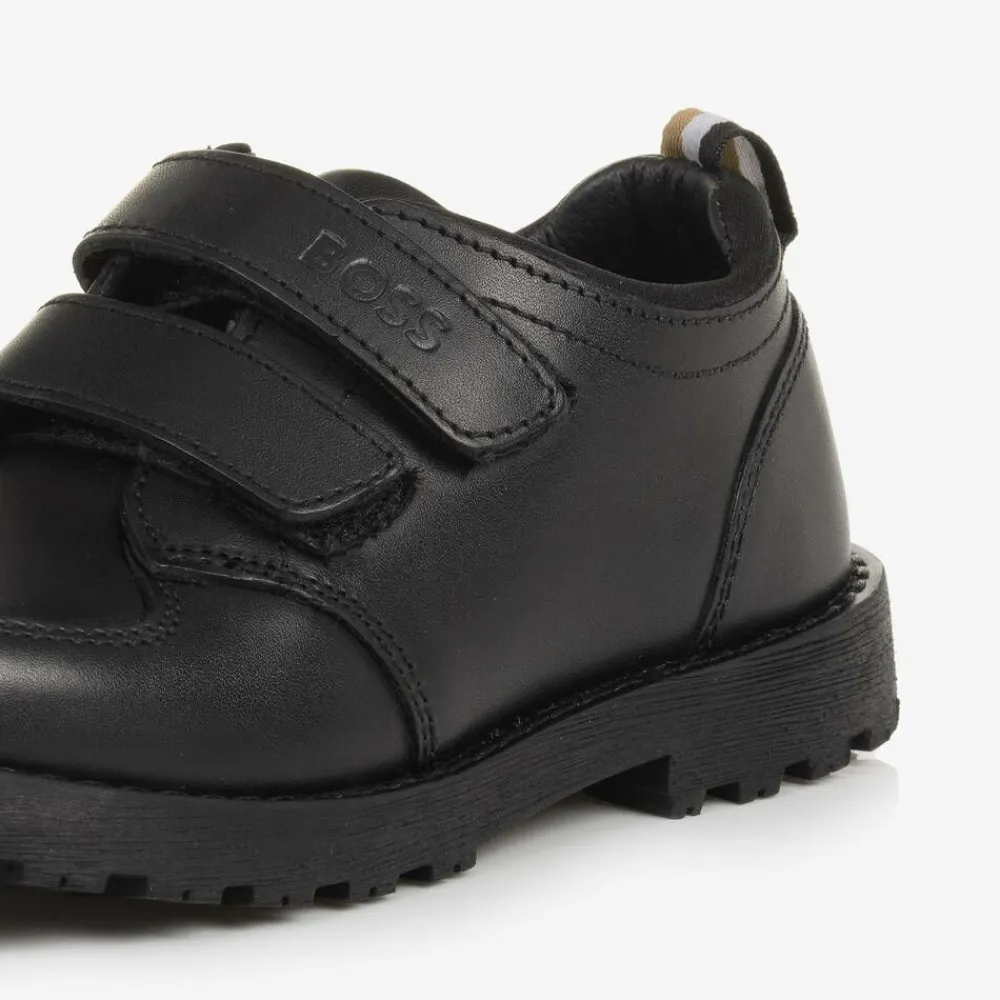 BOSS School Shoes|Brogues*Boys Black Leather Shoes
