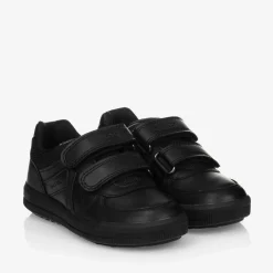 Geox Trainers|School Shoes*Boys Black Leather Trainers