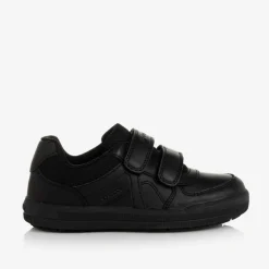 Geox Trainers|School Shoes*Boys Black Leather Trainers