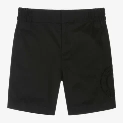 Burberry Shorts*Boys Black Logo Shorts