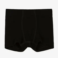 Joha Underwear*Boys Black Merino Wool & Silk Boxers