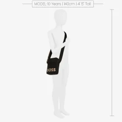 BOSS Bags*Boys Black Messenger Bag (19cm)