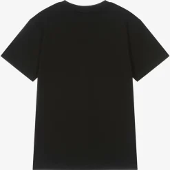 HUGO Tops*Boys Black Organic Cotton T-Shirt