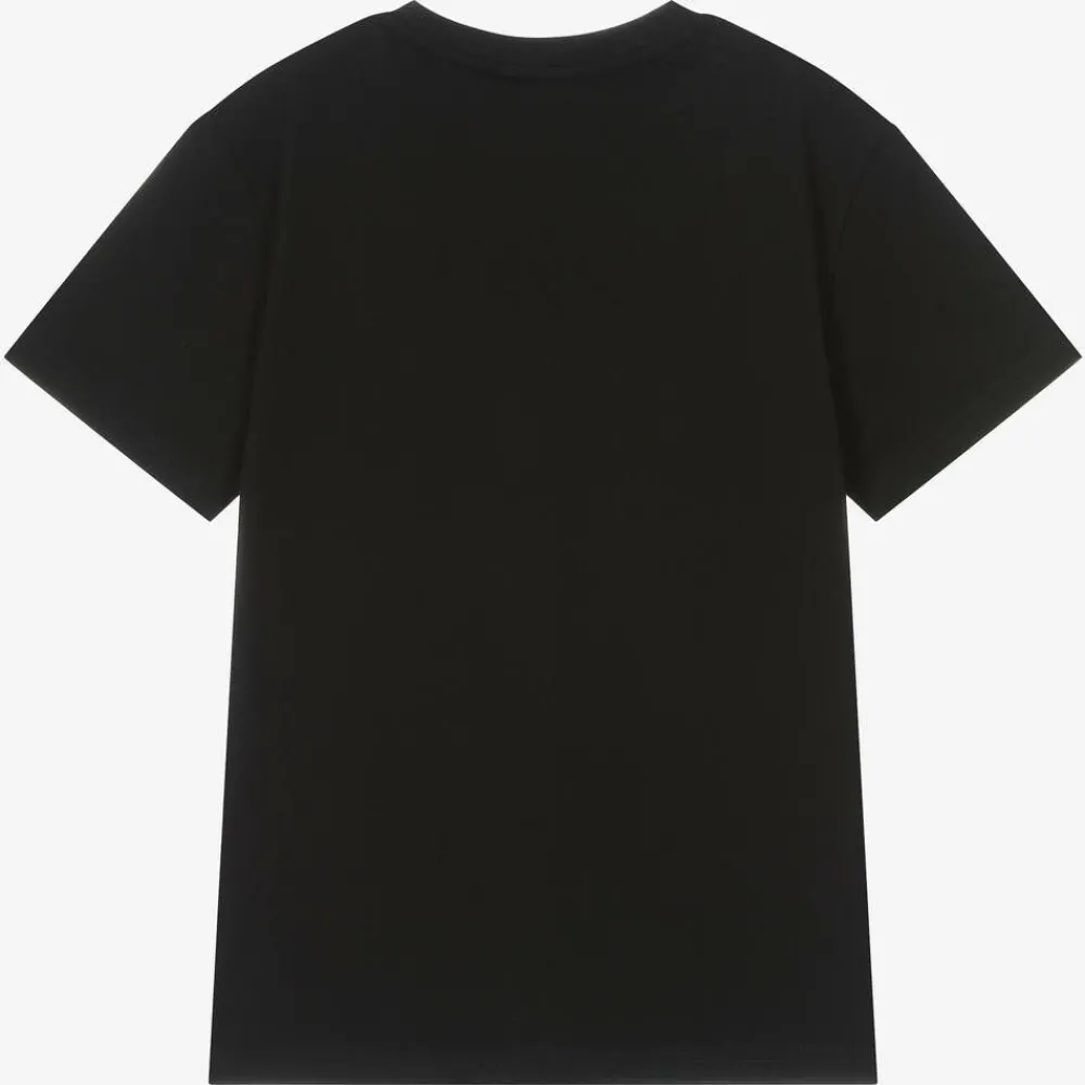 HUGO Tops*Boys Black Organic Cotton T-Shirt