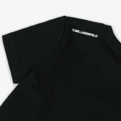 KARL LAGERFELD KIDS Tops*Boys Black Organic Cotton T-Shirt