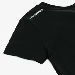 KARL LAGERFELD KIDS Tops*Boys Black Organic Cotton T-Shirt