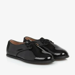 Age of Innocence Brogues|Brogues*Boys Black Patent Leather Shoes