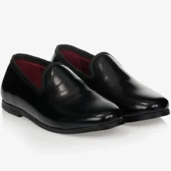 Romano Loafers & Moccasins|Loafers & Moccasins*Boys Black Patent Shoes