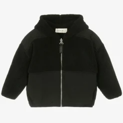 Calvin Klein Tops*Boys Black Reversible Fleece Zip-Up Hoodie