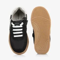Mayoral Trainers*Boys Black Suede Leather Trainers