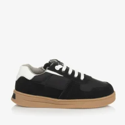 Mayoral Trainers*Boys Black Suede Leather Trainers