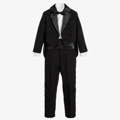 Romano Suits*Boys Black Tuxedo Suit