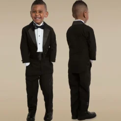 Romano Suits*Boys Black Tuxedo Suit