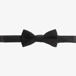 Romano Clothing Accessories*Boys Black Velvet Bow Tie (10cm)