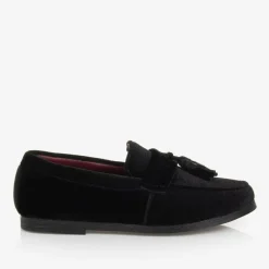 Romano Loafers & Moccasins|Loafers & Moccasins*Boys Black Velvet Loafers