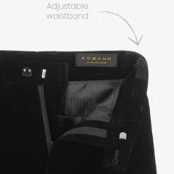 Romano Suits*Boys Black Velvet Suit