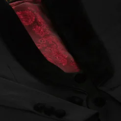 Romano Suits*Boys Black Velvet Trim Suit