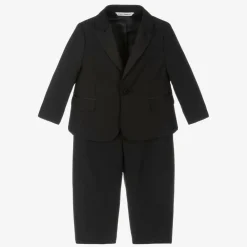 Dolce amp; Gabbana Suits|Suits*Boys Black Wool 2 Piece Suit