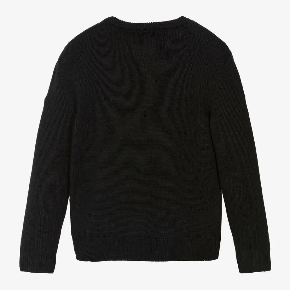 Dolce amp; Gabbana Tops*Boys Black Wool Knit Sweater