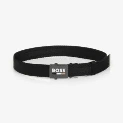 BOSS Clothing Accessories*Boys Black Woven Belt