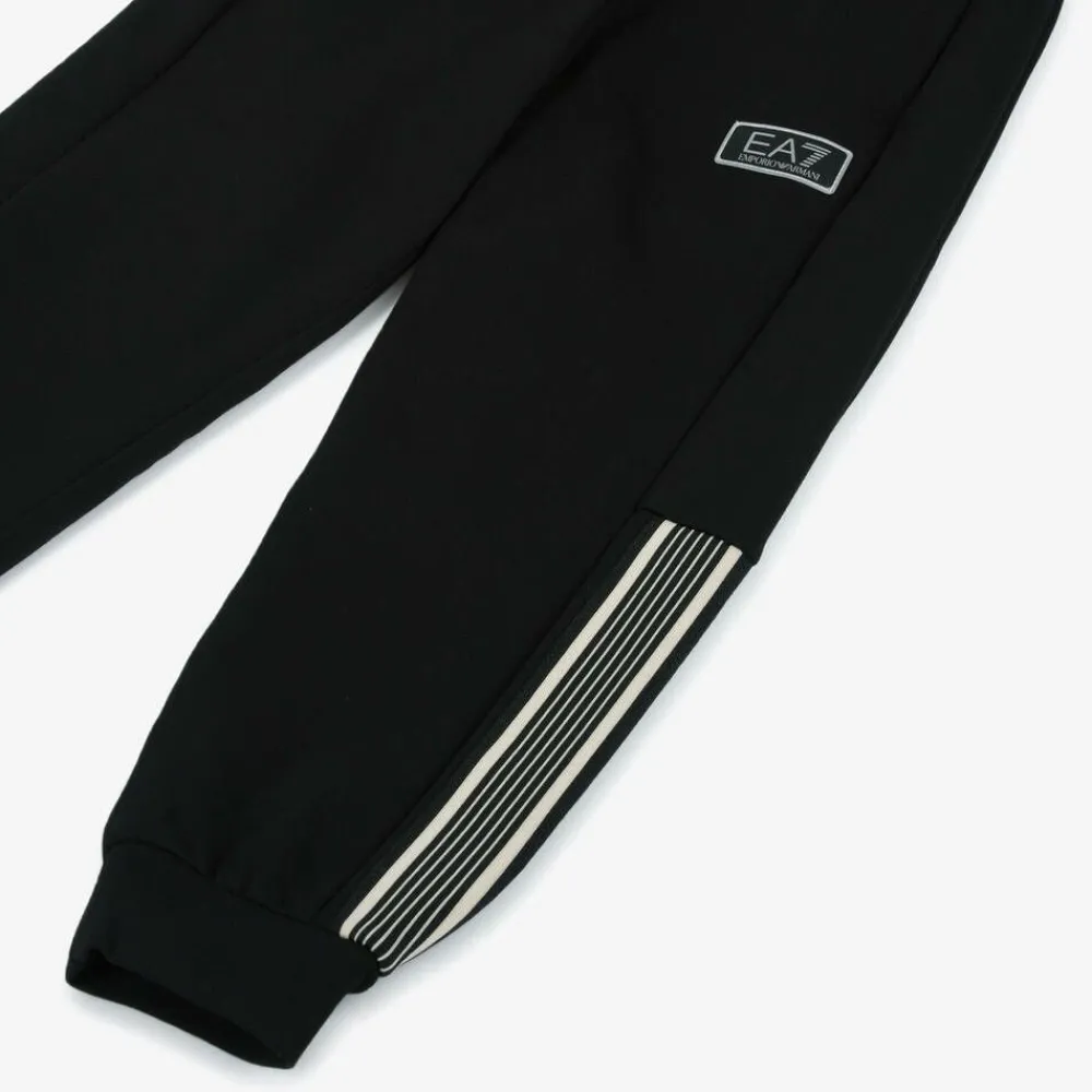 EA7 Emporio Armani Tracksuits*Boys Black Zip-Up Tracksuit