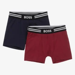 BOSS Underwear*Boys Blue & Red Boxer Shorts (2 Pack)