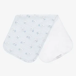 Kissy Kissy Gifts*Boys Blue Beary Best Friends Burp Cloth (48cm)
