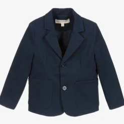 Childrensalon Occasions Coats & Jackets*Boys Blue Cotton Blazer