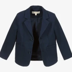 Childrensalon Occasions Coats & Jackets*Boys Blue Cotton Blazer