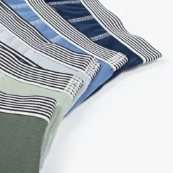 Petit Bateau Underwear*Boys Blue Cotton Boxer Shorts (5 Pack)