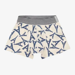 Petit Bateau Underwear*Boys Blue Cotton Boxer Shorts (3 Pack)