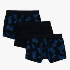 NAME IT Underwear*Boys Blue Cotton Boxers (3 Pack)
