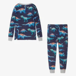 Hatley Nightwear*Boys Blue Cotton Dino Pyjamas