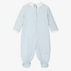 Monnalisa Gifts|Babysuits*Boys Blue Cotton Disney Babygrow