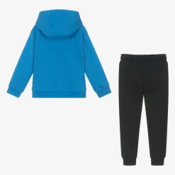 Mayoral Tracksuits*Boys Blue Cotton Jersey Tracksuit