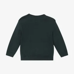 Mayoral Tops*Boys Blue Cotton Knit Sweater