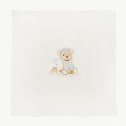 Jamiks Gifts*Boys Blue Cotton Teddy Muslins (2 Pack)