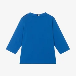 BOSS Tops*Boys Blue Cotton Top