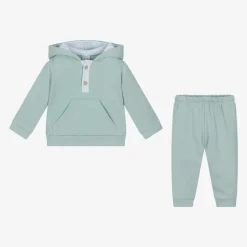 Babidu Tracksuits*Boys Blue Cotton Tracksuit