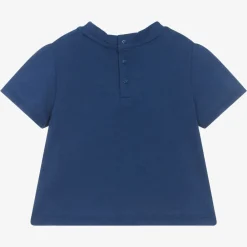 Emporio Armani Tops*Boys Blue Cotton T-Shirt