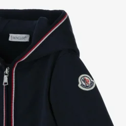 Moncler Enfant Tracksuits*Boys Blue Cotton Zip-Up Tracksuit