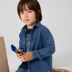 Mayoral Tops*Boys Blue Denim Shirt